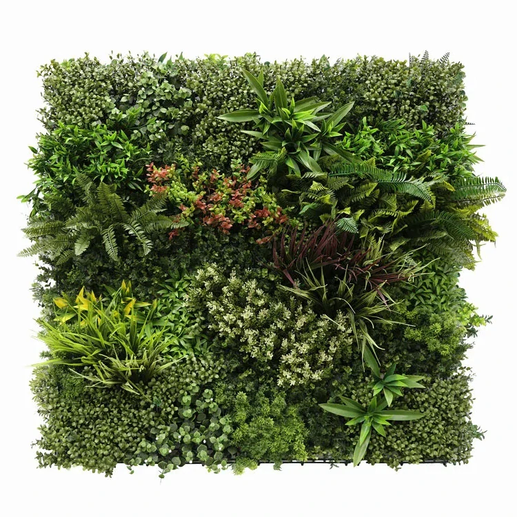 ZELENÁ STĚNA barevný mix džungle, dílec 100 x 100 cm